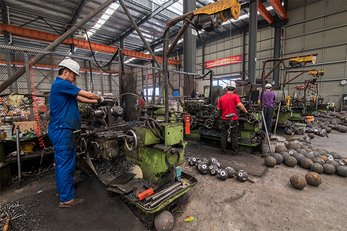 琼海网架配件车间